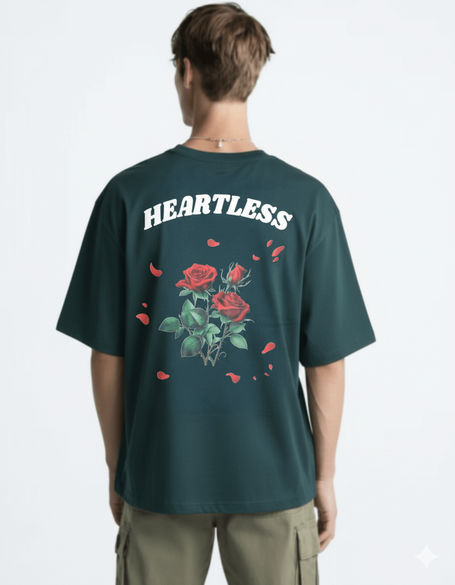 HEARTLESS T-Shirt, Dark Green - Whtewolf - Pick Your Vibe