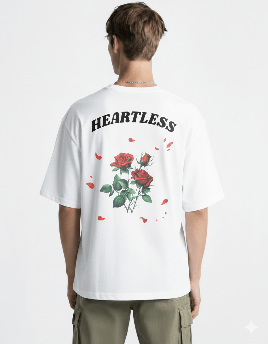 HEARTLESS T-Shirt, White - Whtewolf - Pick Your Vibe