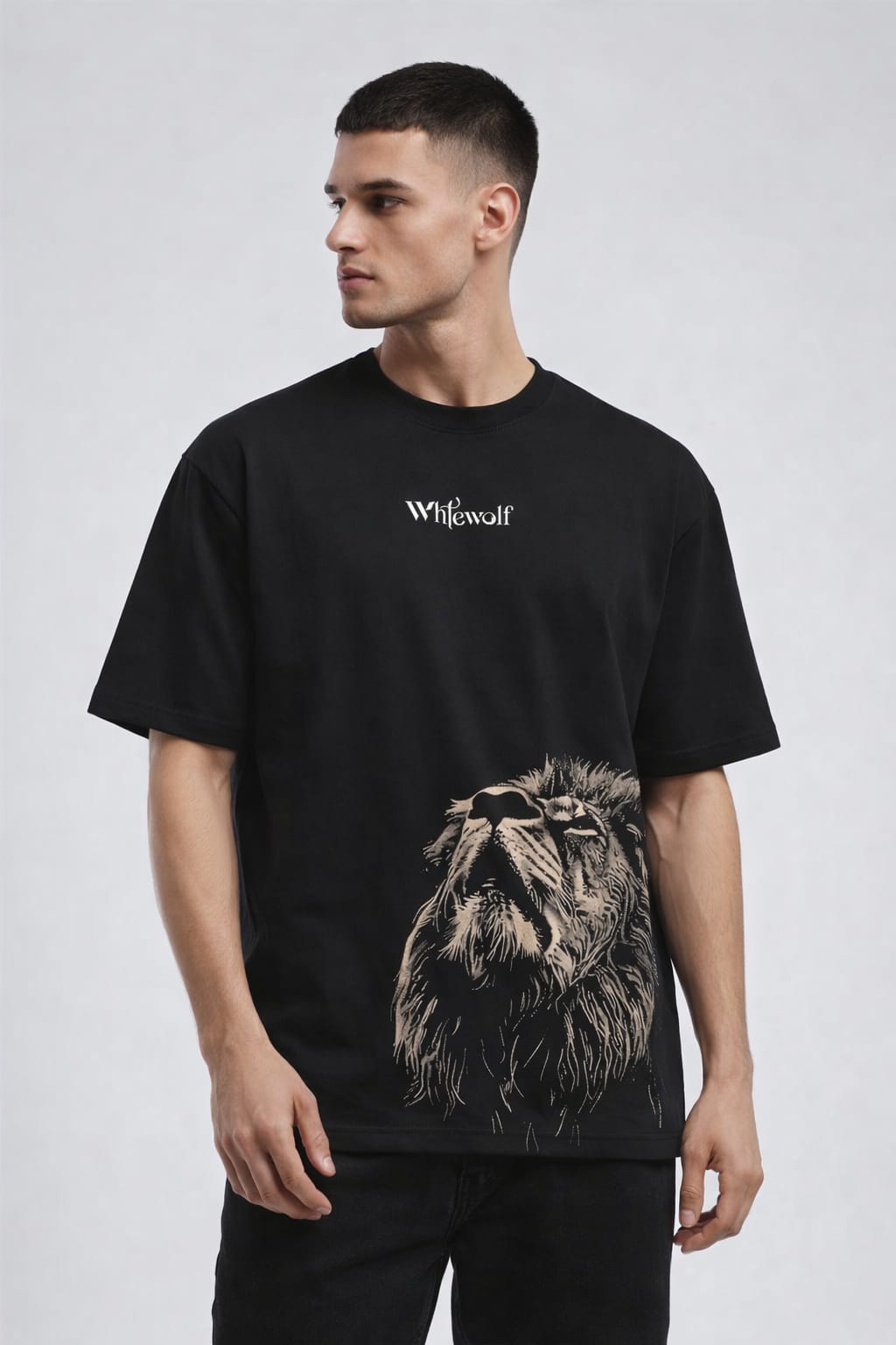 Lion Oversized Co - Ord Set - Whtewolf - Pick Your Vibe