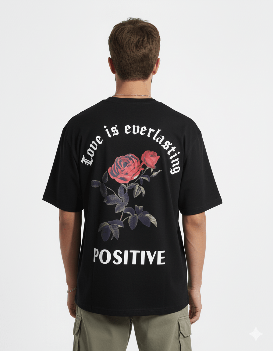 LOVE IS EVERLASTING T-Shirt, Black - Whtewolf - Pick Your Vibe