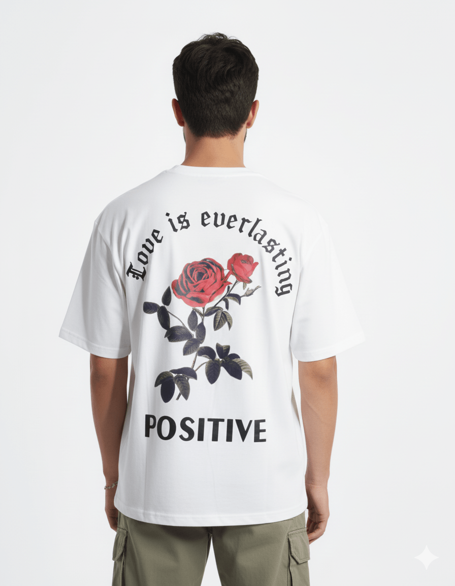 LOVE IS EVERLASTING T-Shirt, White - Whtewolf - Pick Your Vibe