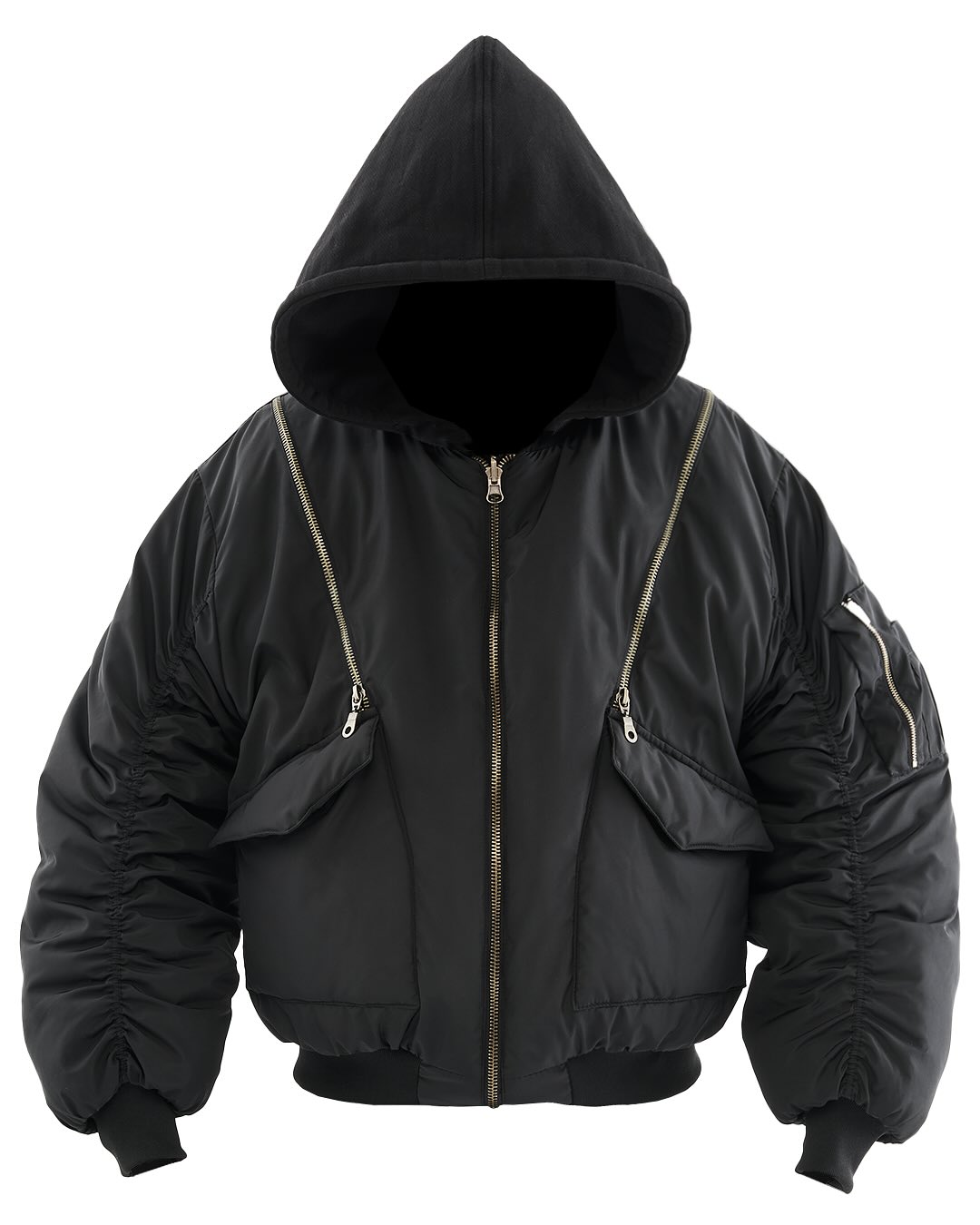 Phantom Hooded Bomber - Whtewolf - Pick Your Vibe