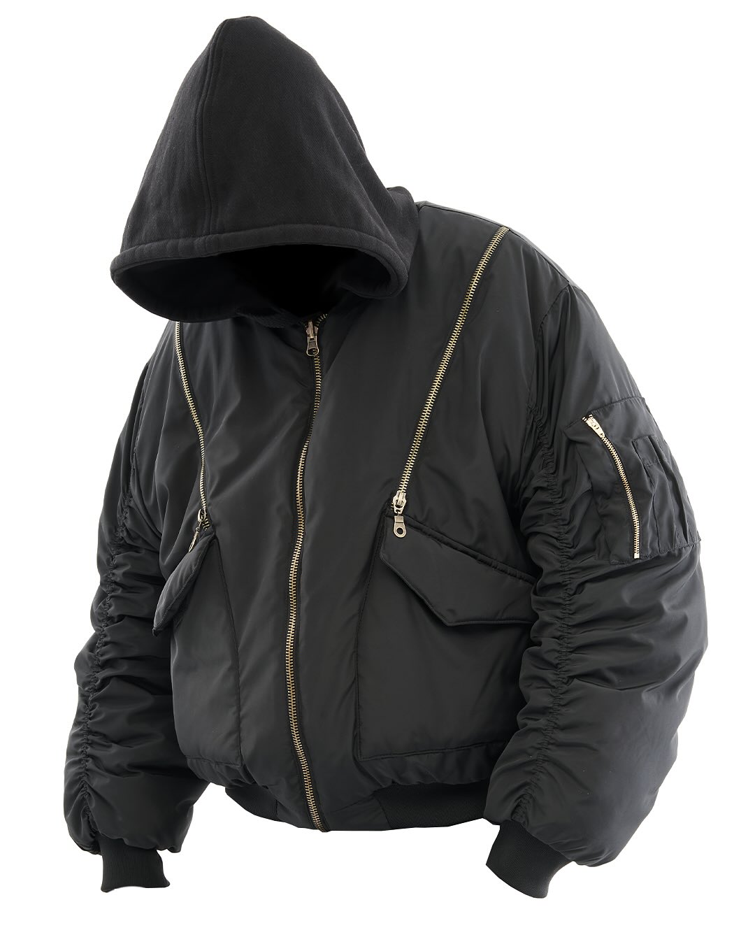 Phantom Hooded Bomber - Whtewolf - Pick Your Vibe