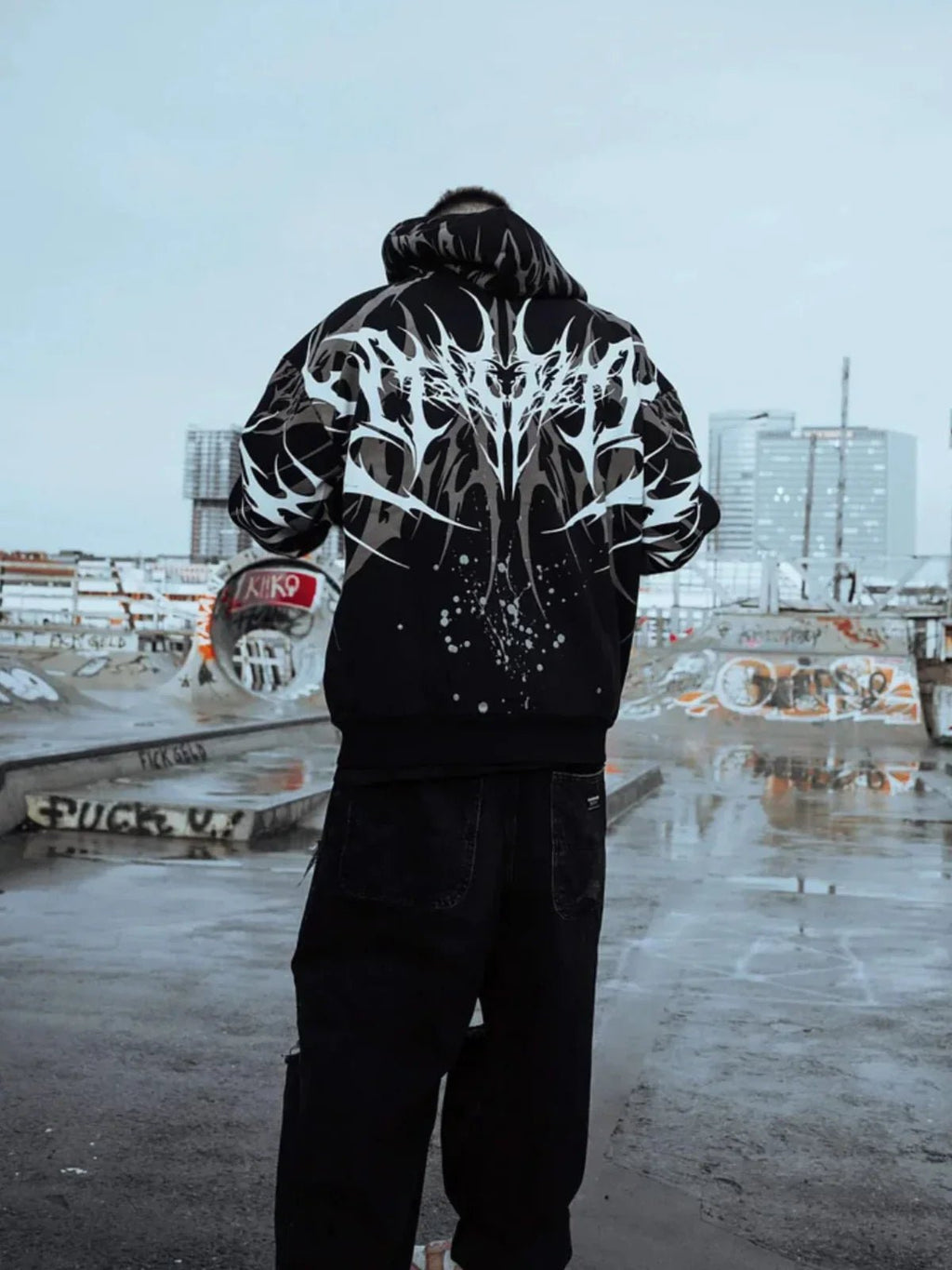 The Phantom Hoodie - Black - Whtewolf - Pick Your Vibe
