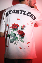 Whtewolf Oversize Unisex Heartless Printed T-Shirt, White - Whtewolf - Pick Your Vibe