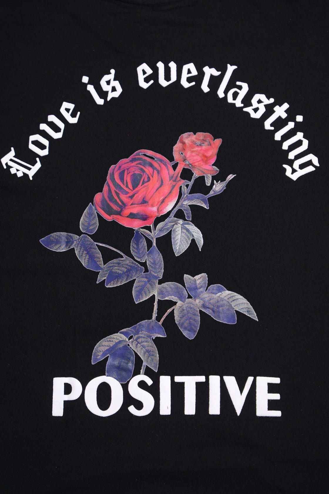 Whtewolf Oversized Unisex LOVE IS EVERLASTING Printed T-Shirt, Black - Whtewolf - Pick Your Vibe