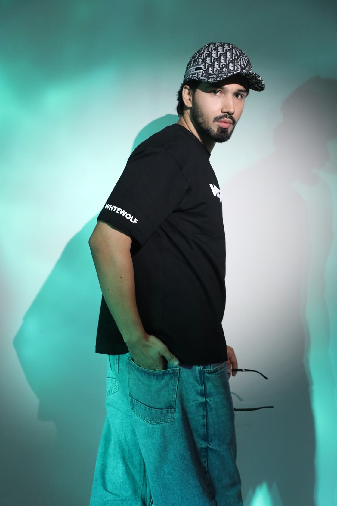 Whtewolf Oversized Unisex WICKED Printed T-Shirt, Black - Whtewolf - Pick Your Vibe