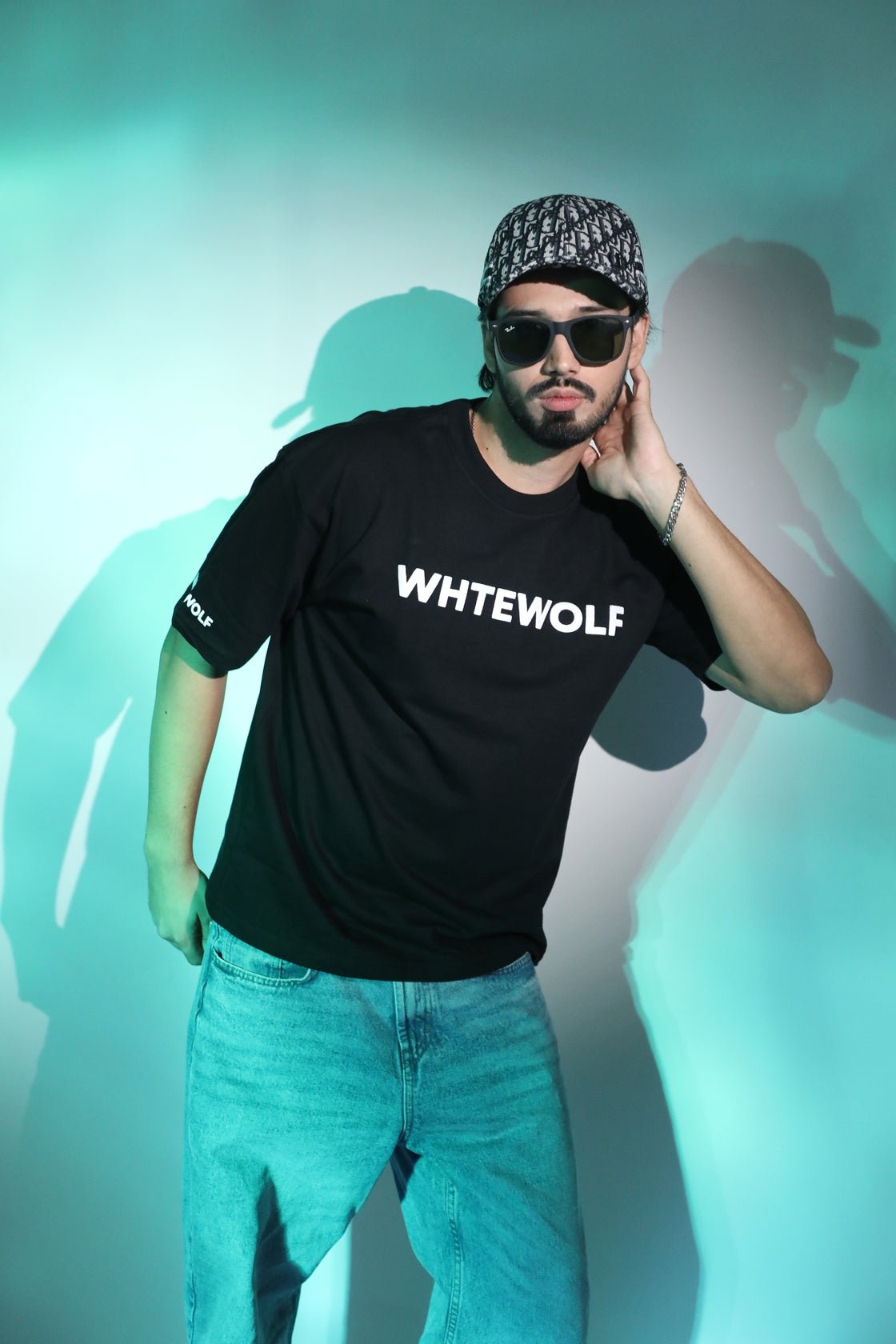 Whtewolf Oversized Unisex WICKED Printed T-Shirt, Black - Whtewolf - Pick Your Vibe